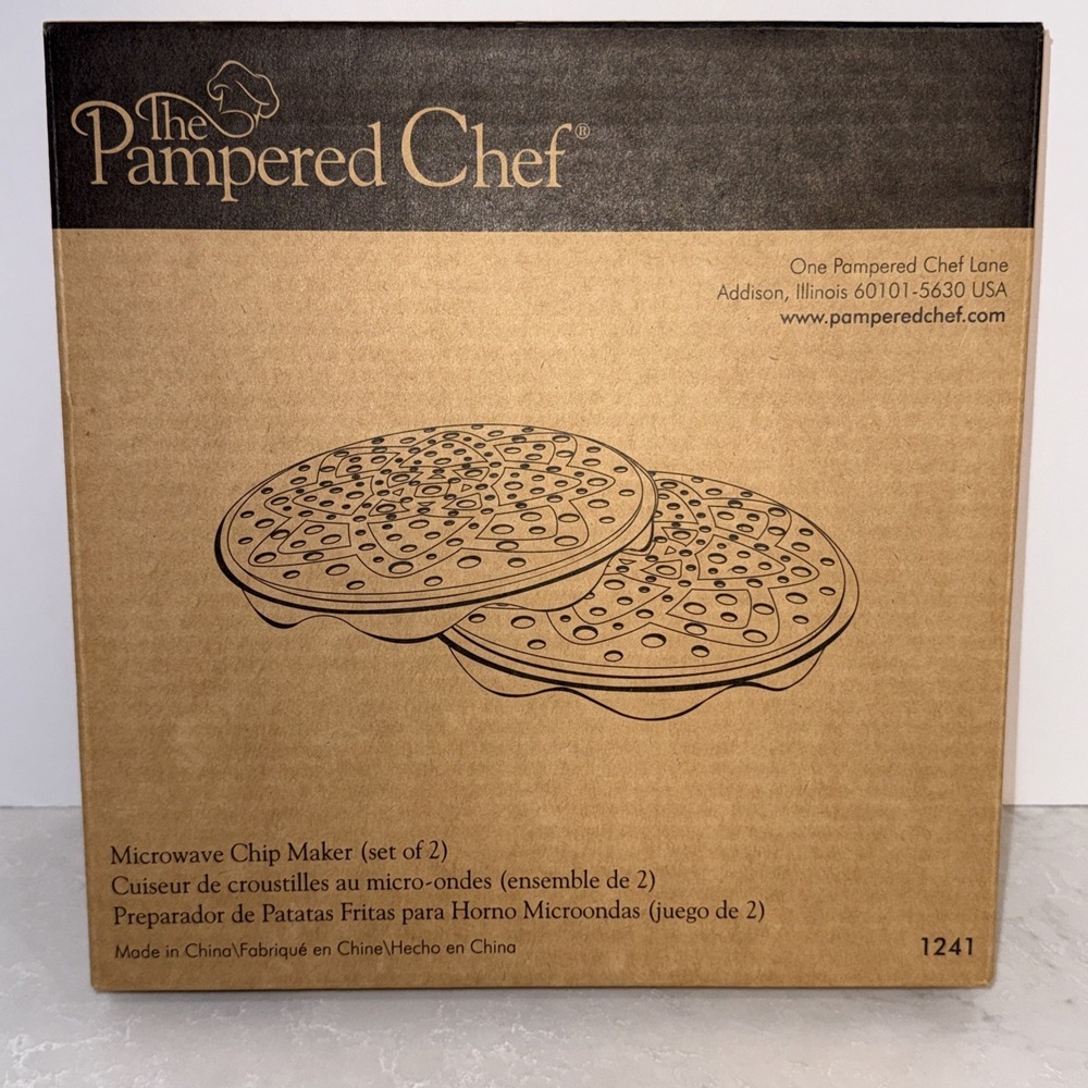 The Pampered Chef Microwave Potato Chip Maker, #1241